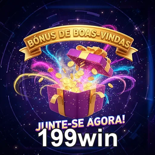 Imagem promocional do 199win destacando bônus especial, com o site 199win ao fundo.